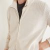Knitted Silk and Linen-Blend Zip-Up Cardigan - CU Knitted Silk and Linen-Blend Zip-Up Cardigan - CU