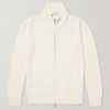 Knitted Silk and Linen-Blend Zip-Up Cardigan Knitted Silk and Linen-Blend Zip-Up Cardigan