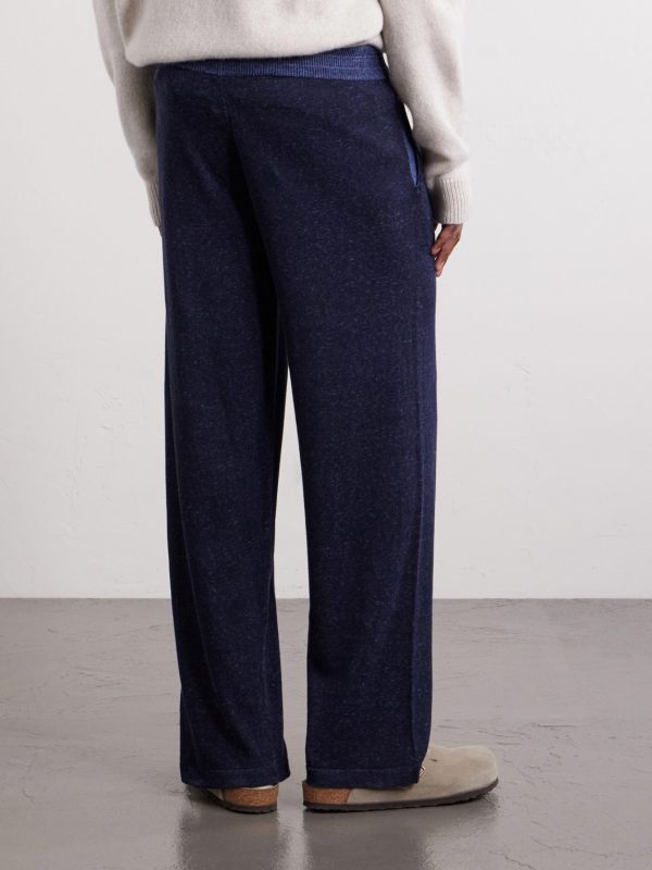 Straight-Leg Silk and Linen-Blend Drawstring Sweatpants - BK Straight-Leg Silk and Linen-Blend Drawstring Sweatpants - BK