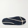 Larson Striped Mesh and Canvas Sneakers - E1 Larson Striped Mesh and Canvas Sneakers - E1