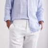 Griffon Straight-Leg Linen Trousers - CU Griffon Straight-Leg Linen Trousers - CU