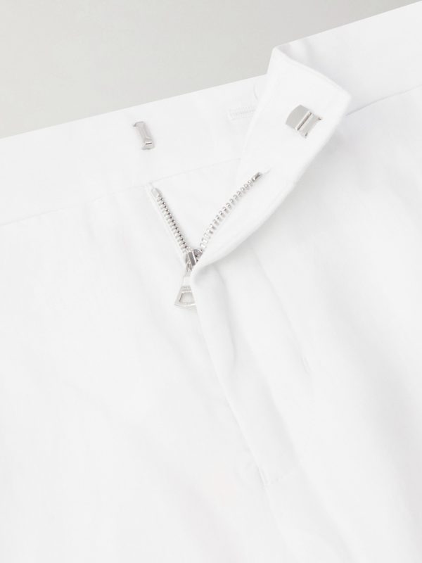 Griffon Straight-Leg Linen Trousers - E1 Griffon Straight-Leg Linen Trousers - E1