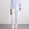 Griffon Straight-Leg Linen Trousers - OU Griffon Straight-Leg Linen Trousers - OU