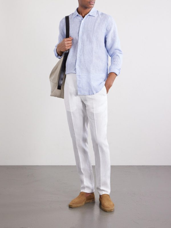 Giles Linen Shirt - OU Giles Linen Shirt - OU