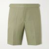 Straight-Leg Cotton Shorts