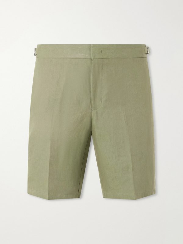 Straight-Leg Cotton Shorts