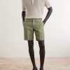 Straight-Leg Cotton Shorts - OU