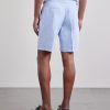 Norwich Straight-Leg Linen Shorts - BK Norwich Straight-Leg Linen Shorts - BK