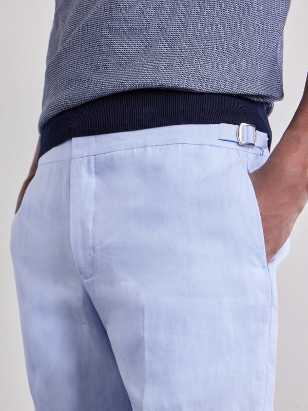 Norwich Straight-Leg Linen Shorts - CU Norwich Straight-Leg Linen Shorts - CU