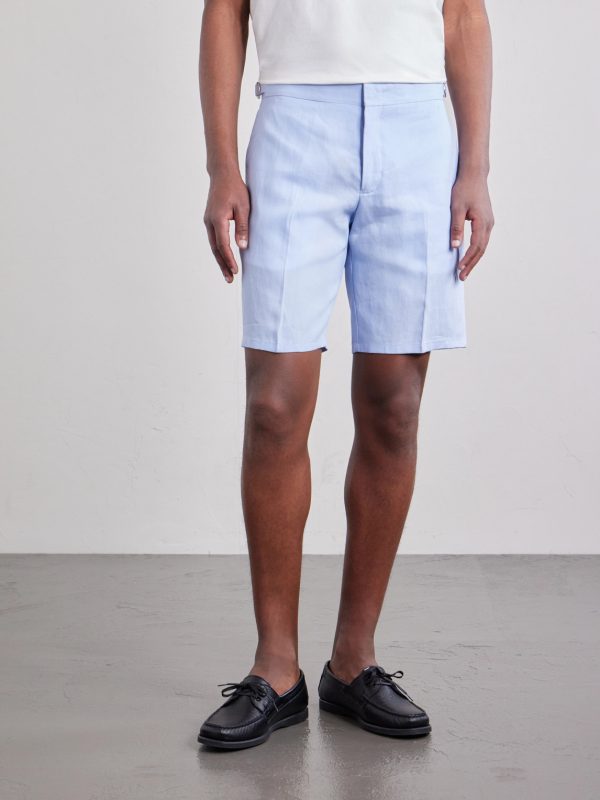 Norwich Straight-Leg Linen Shorts - FR Norwich Straight-Leg Linen Shorts - FR