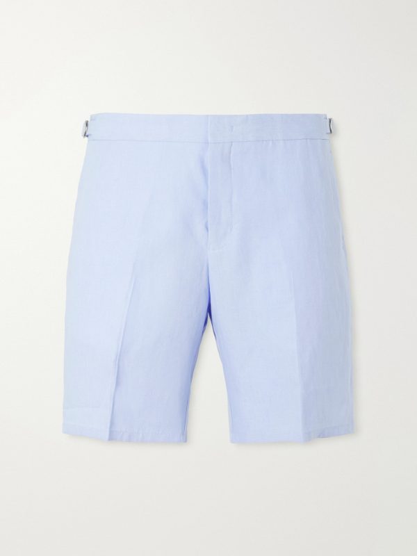 Norwich Straight-Leg Linen Shorts Norwich Straight-Leg Linen Shorts