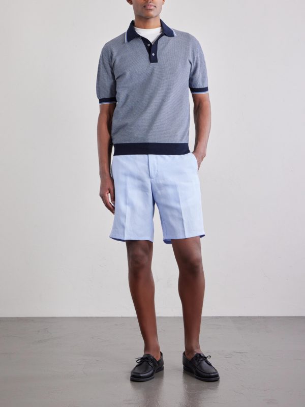 Norwich Straight-Leg Linen Shorts - OU Norwich Straight-Leg Linen Shorts - OU