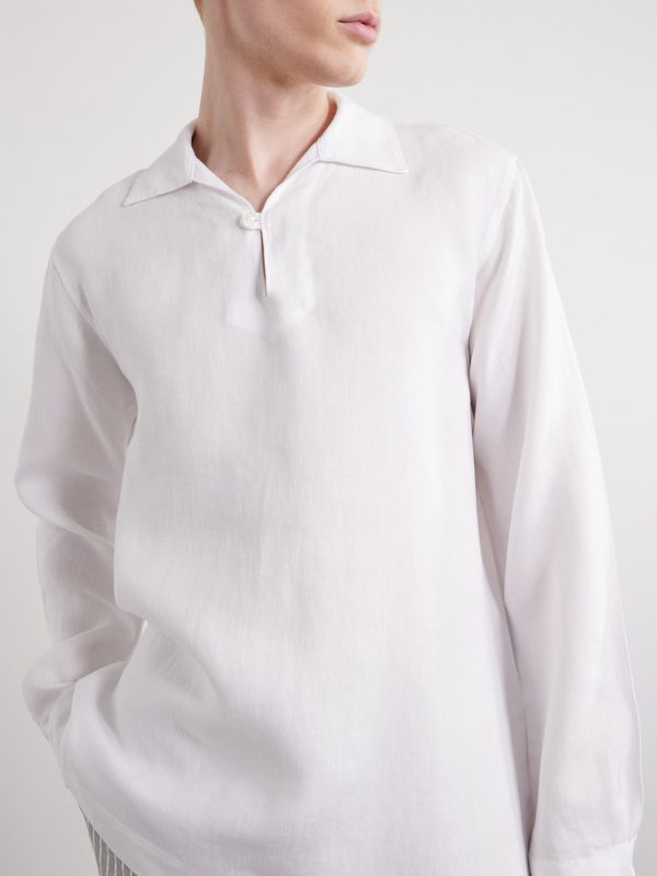 Vincent Linen Polo Shirt - CU Vincent Linen Polo Shirt - CU