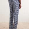 Alfred Straight-Leg Printed Lyocell-Satin Trousers - BK