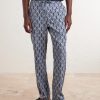 Alfred Straight-Leg Printed Lyocell-Satin Trousers - FR
