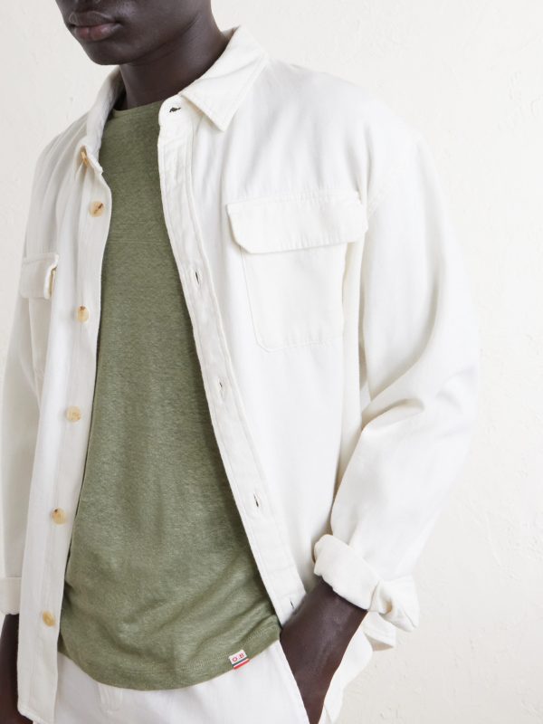 OB-T Linen-Jersey T-Shirt - E1