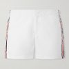 Setter Straight-Leg Short-Length Striped Swim Shorts
