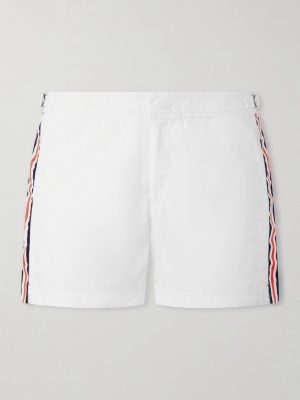 Setter Straight-Leg Short-Length Striped Swim Shorts Setter Straight-Leg Short-Length Striped Swim Shorts