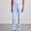 Griffon Straight-Leg Linen Trousers - FR Griffon Straight-Leg Linen Trousers - FR