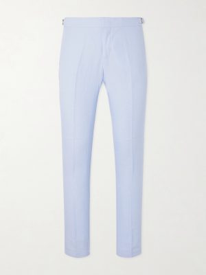 Griffon Straight-Leg Linen Trousers