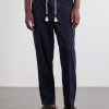 Sonoran Velo Straight-Leg Striped Cotton Drawstring Trousers - FR Sonoran Velo Straight-Leg Striped Cotton Drawstring Trousers - FR