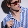 The Davey Square-Frame Tortoiseshell Acetate Sunglasses - BK