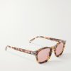 The Davey Square-Frame Tortoiseshell Acetate Sunglasses - FR
