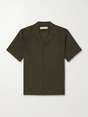 Maitan II Camp-Collar Linen Shirt