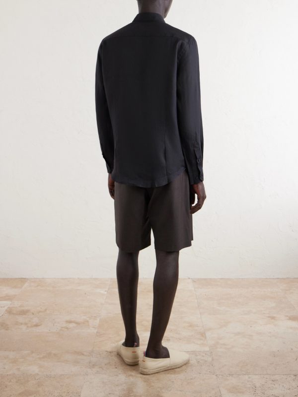 Giles Linen Shirt - BK Giles Linen Shirt - BK