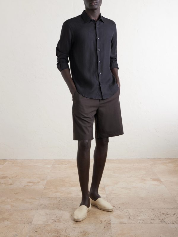 Giles Linen Shirt - OU Giles Linen Shirt - OU