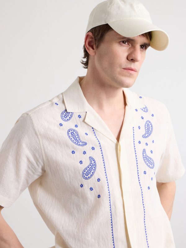 Barney Logo-Embroidered Linen Baseball Cap - FR Barney Logo-Embroidered Linen Baseball Cap - FR