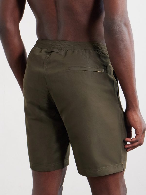 Dane II Straight-Leg Swim Shorts - BK