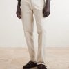 Fallon Slim-Fit Straight-Leg Organic Cotton-Blend Twill Trousers - FR