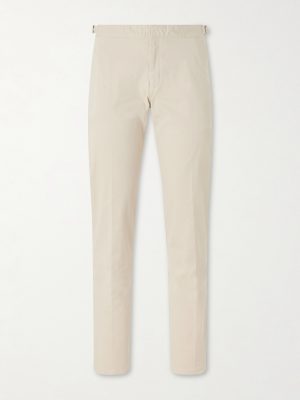 Fallon Slim-Fit Straight-Leg Organic Cotton-Blend Twill Trousers Fallon Slim-Fit Straight-Leg Organic Cotton-Blend Twill Trousers