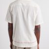 Maitan Camp-Collar Embroidered Cotton Shirt - BK Maitan Camp-Collar Embroidered Cotton Shirt - BK