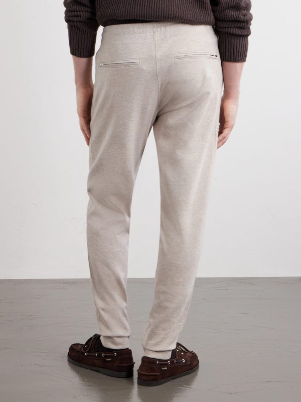 Struma Tapered Cotton-Blend Jersey Sweatpants - BK