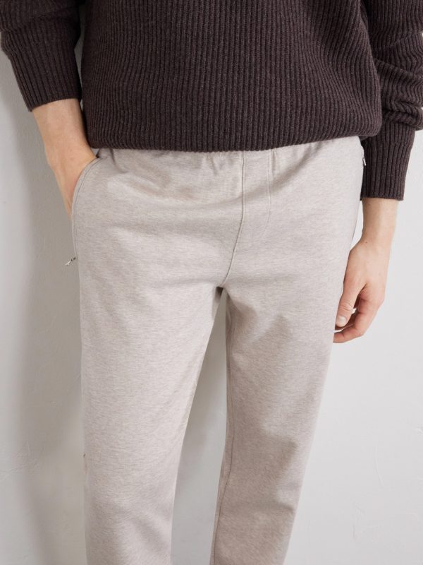 Struma Tapered Cotton-Blend Jersey Sweatpants - CU