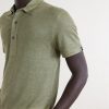 Sebastian Linen-Jersey Polo Shirt - CU Sebastian Linen-Jersey Polo Shirt - CU