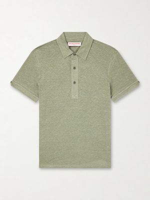 Sebastian Linen-Jersey Polo Shirt