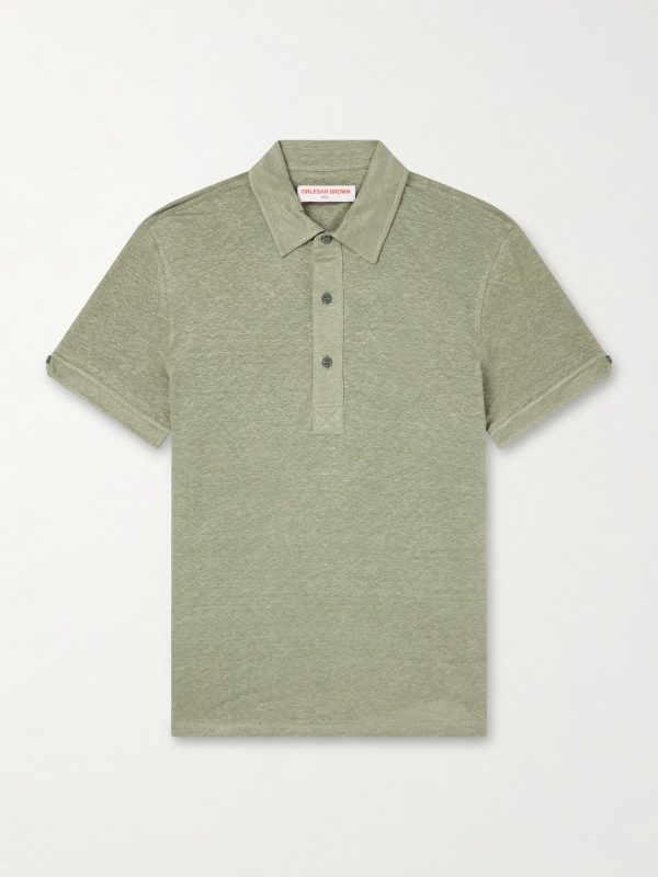 Sebastian Linen-Jersey Polo Shirt Sebastian Linen-Jersey Polo Shirt