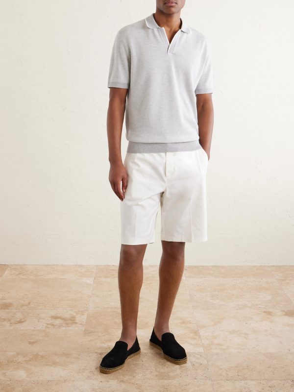 Horton Cotton and Wool-Blend Polo Shirt - OU Horton Cotton and Wool-Blend Polo Shirt - OU