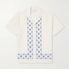 Maitan Camp-Collar Embroidered Cotton Shirt Maitan Camp-Collar Embroidered Cotton Shirt