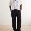 Maitan Camp-Collar Embroidered Cotton Shirt - OU Maitan Camp-Collar Embroidered Cotton Shirt - OU