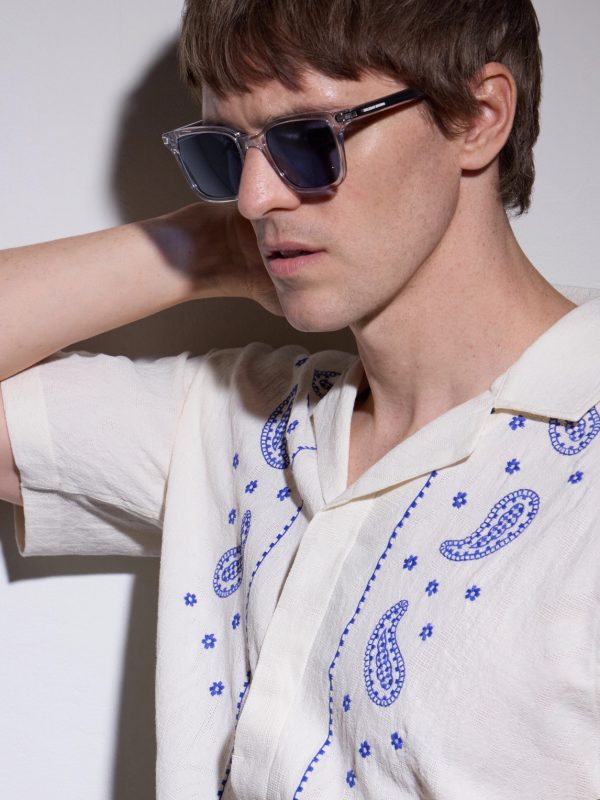 Robbie D-Frame Acetate Sunglasses - BK Robbie D-Frame Acetate Sunglasses - BK