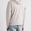 Cotton-Blend Zip-Up Hoodie - BK
