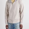 Cotton-Blend Zip-Up Hoodie - FR