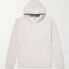 Cotton-Blend Zip-Up Hoodie