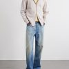 Cotton-Blend Zip-Up Hoodie - OU