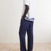 Maitan Mirabello Camp-Collar Printed Linen Shirt - BK