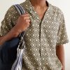 Maitan Passetto Camp-Collar Printed Lyocell Shirt - CU